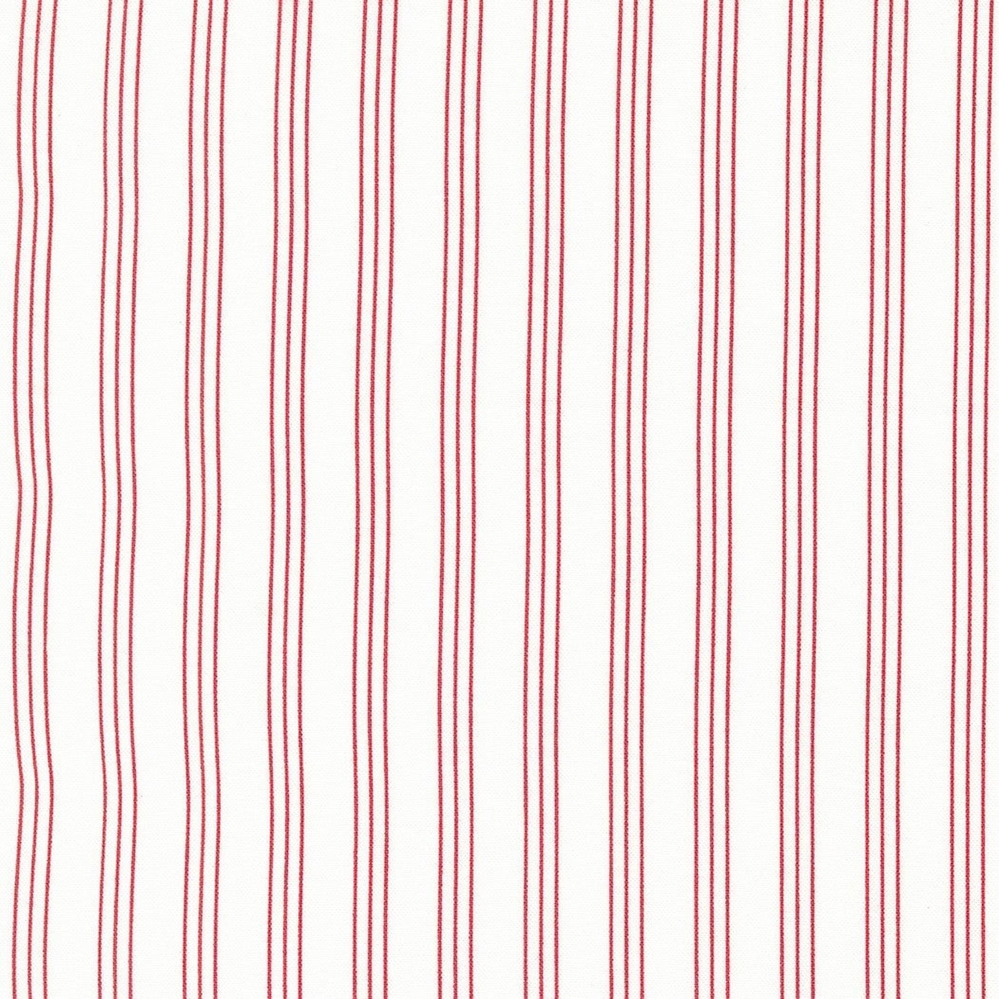 Lighthearted by Camille Roskelley Stripe Cream Red