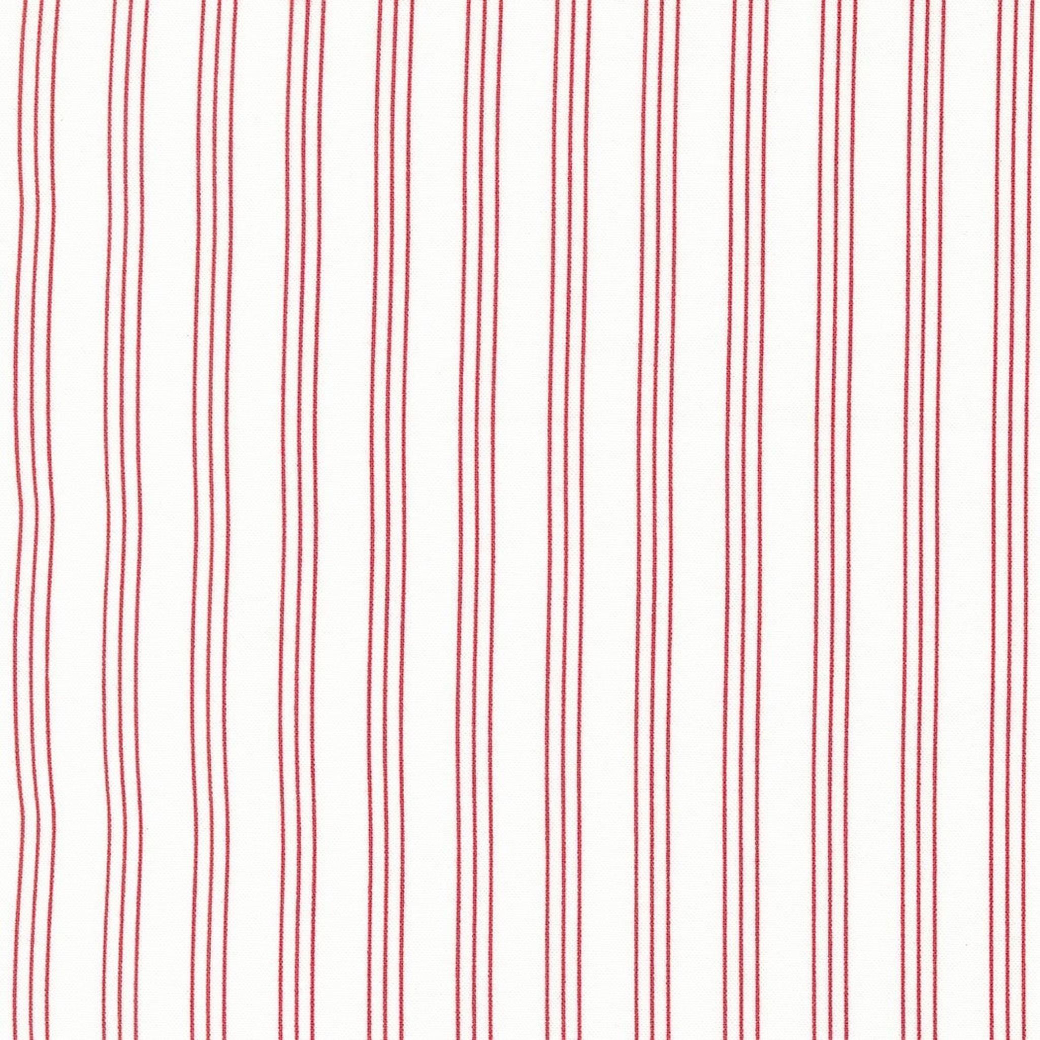 Lighthearted by Camille Roskelley Stripe Cream Red
