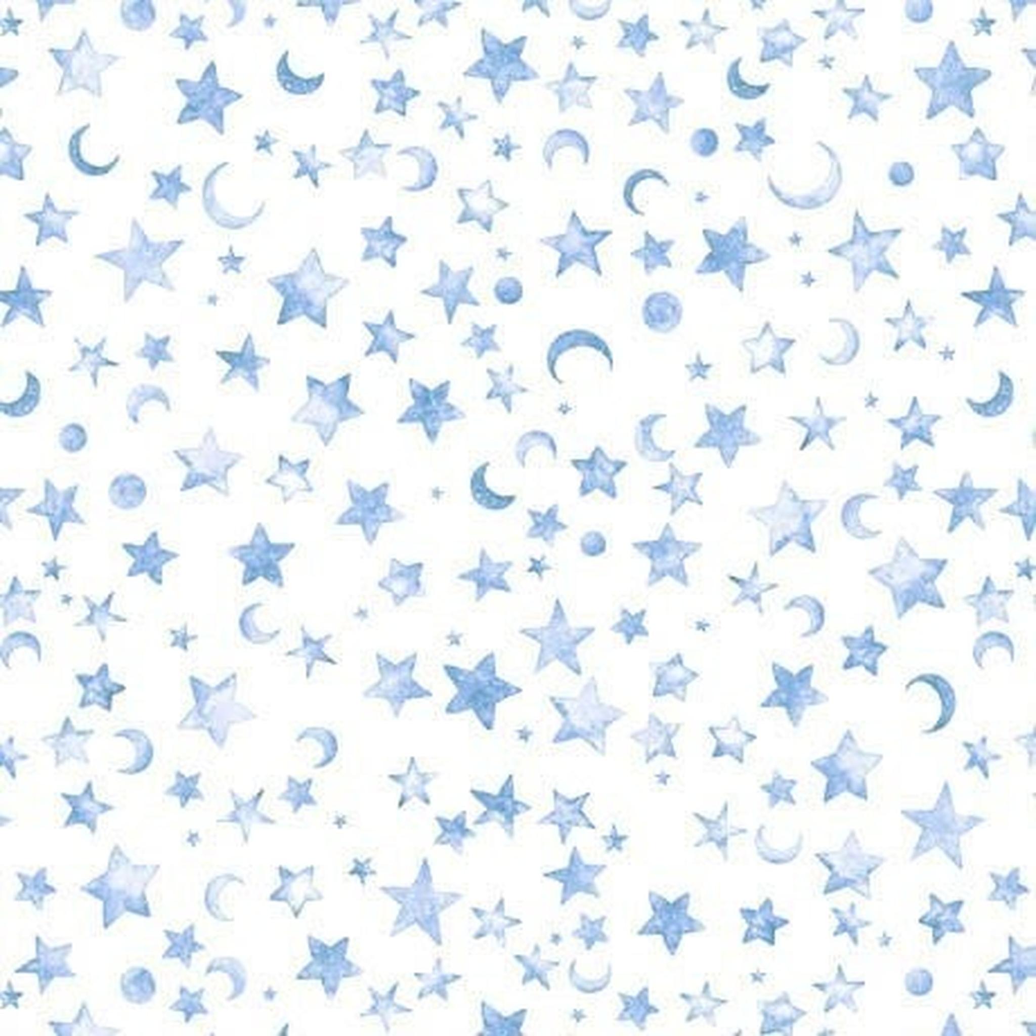 Lil Wizards - Moon & Stars - Blue