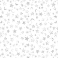 Lil Wizards - Moon & Stars - Gray