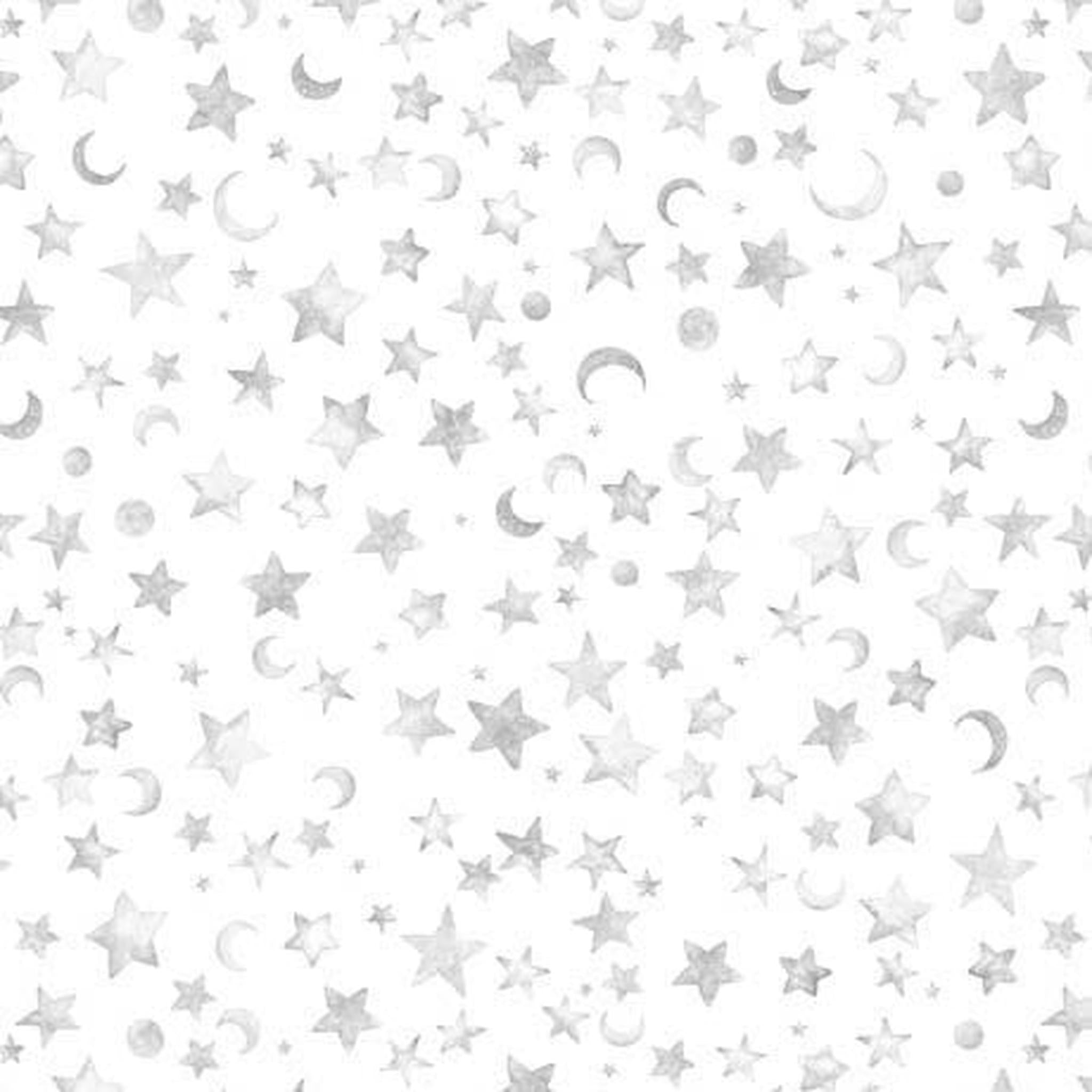 Lil Wizards - Moon & Stars - Gray