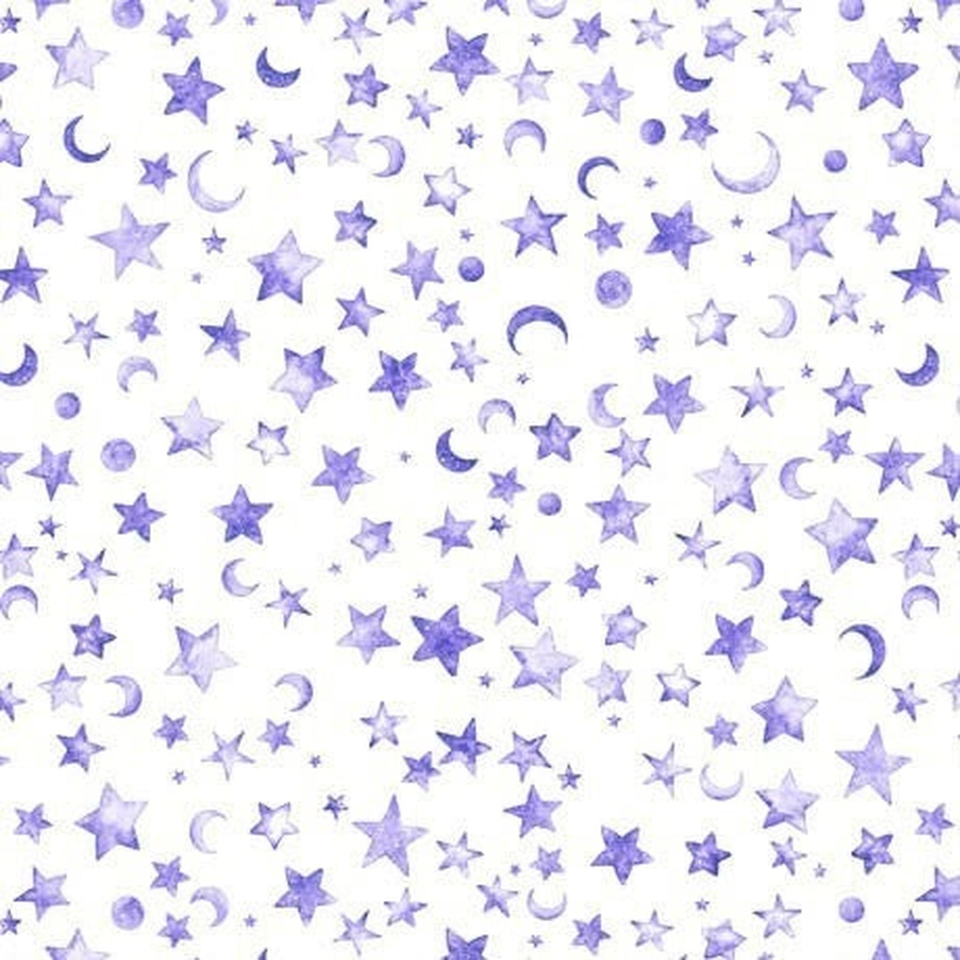 Lil Wizards - Moon & Stars - Purple