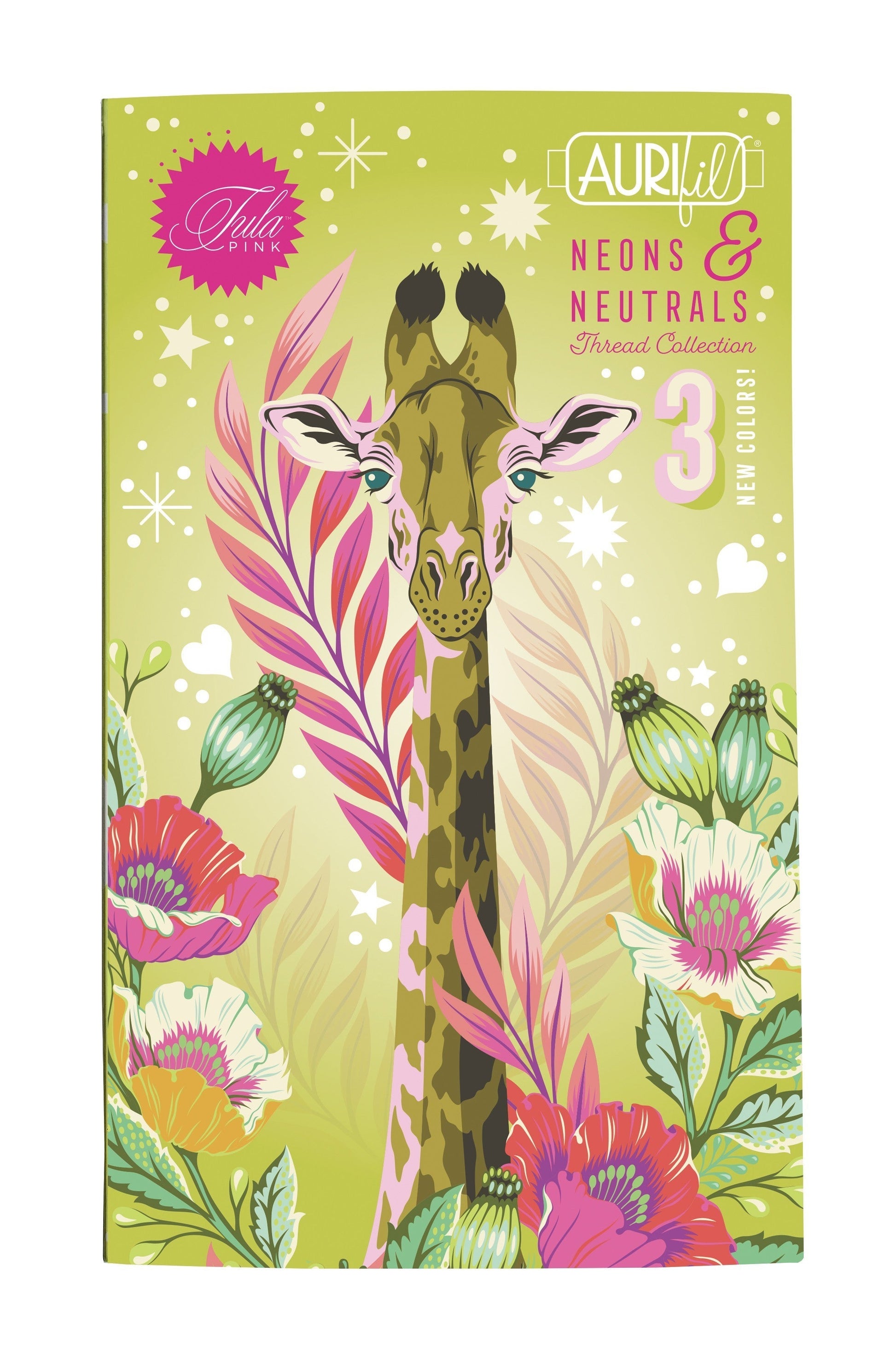 Aurifil Cotton Thread 50wt - Neons and Neutrals by Tula Pink - 20 small spools