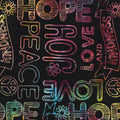 Love and Peace by Kathy Engle Peace & Joy: Black