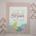 Love you to the Moon Panel Quilt Kit - 51 1/2" x 51 1/2"