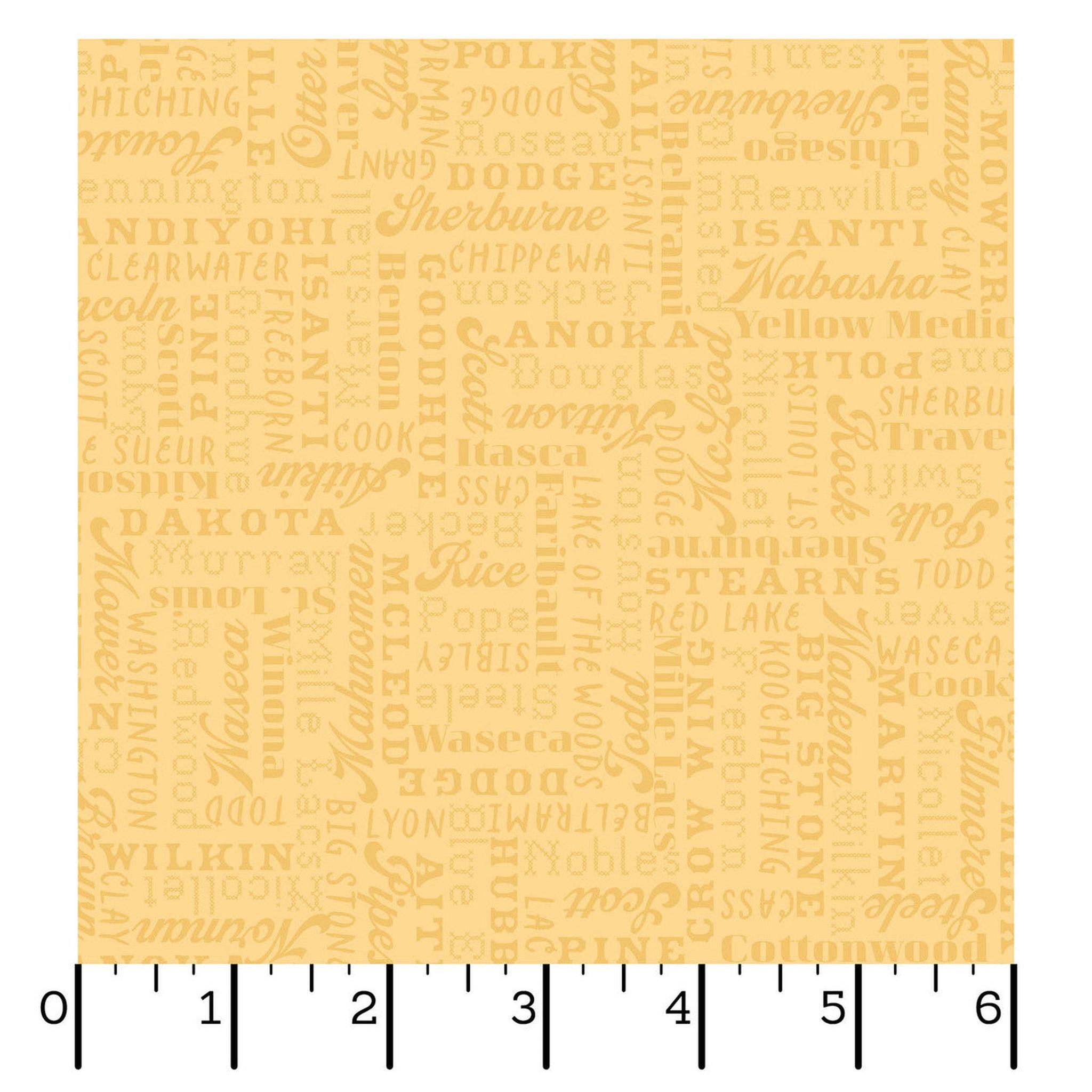 Home Sweet Harvest - Counties Yellow
