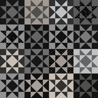 Colorblock Party Neutrals 108" Wide - Twinkle - Black