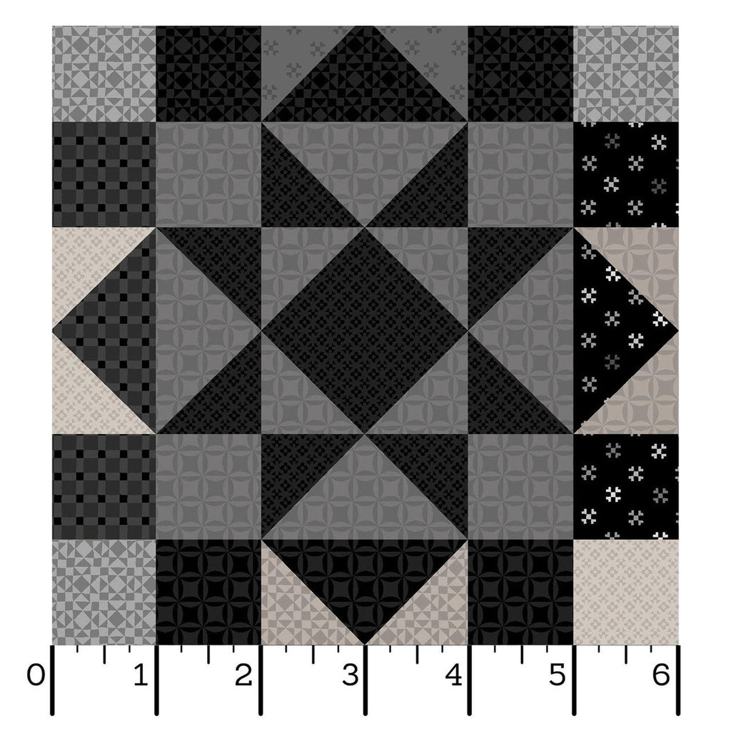 Colorblock Party Neutrals 108" Wide - Twinkle - Black
