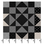 Colorblock Party Neutrals 108" Wide - Twinkle - Black