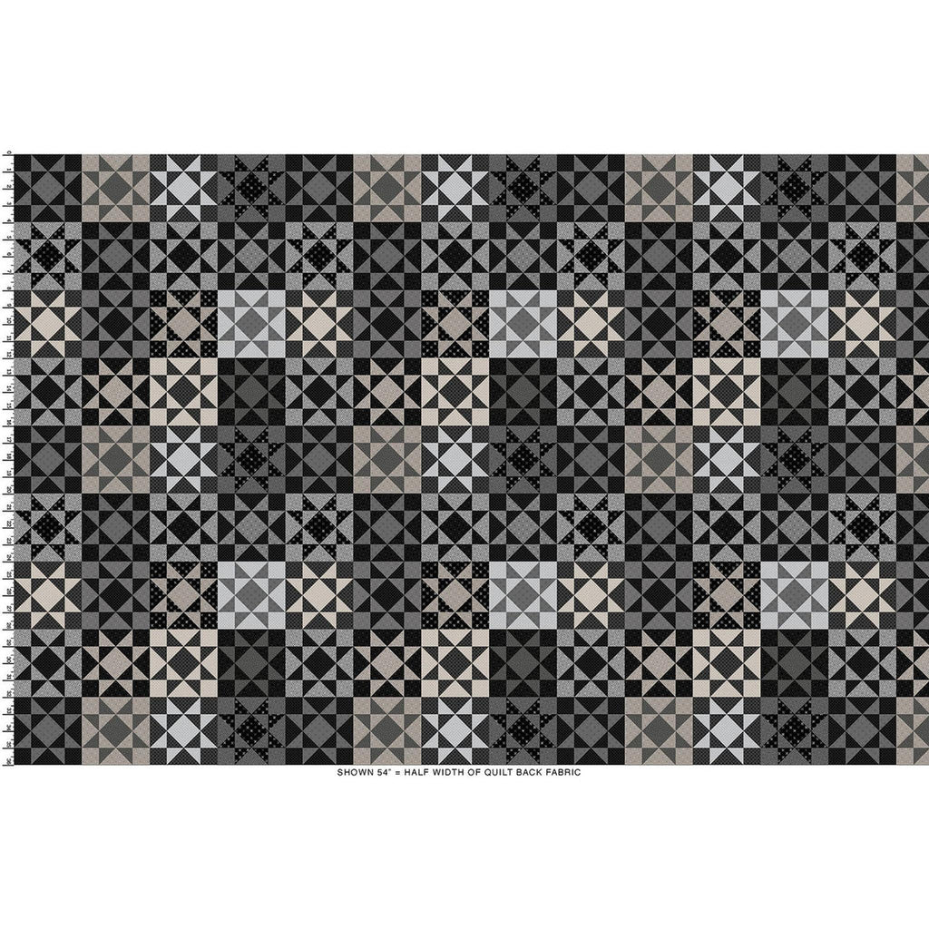 Colorblock Party Neutrals 108" Wide - Twinkle - Black