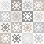 Colorblock Party Neutrals 108" Wide - Twinkle - White