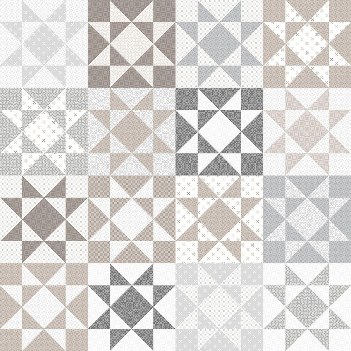 Colorblock Party Neutrals 108" Wide - Twinkle - White