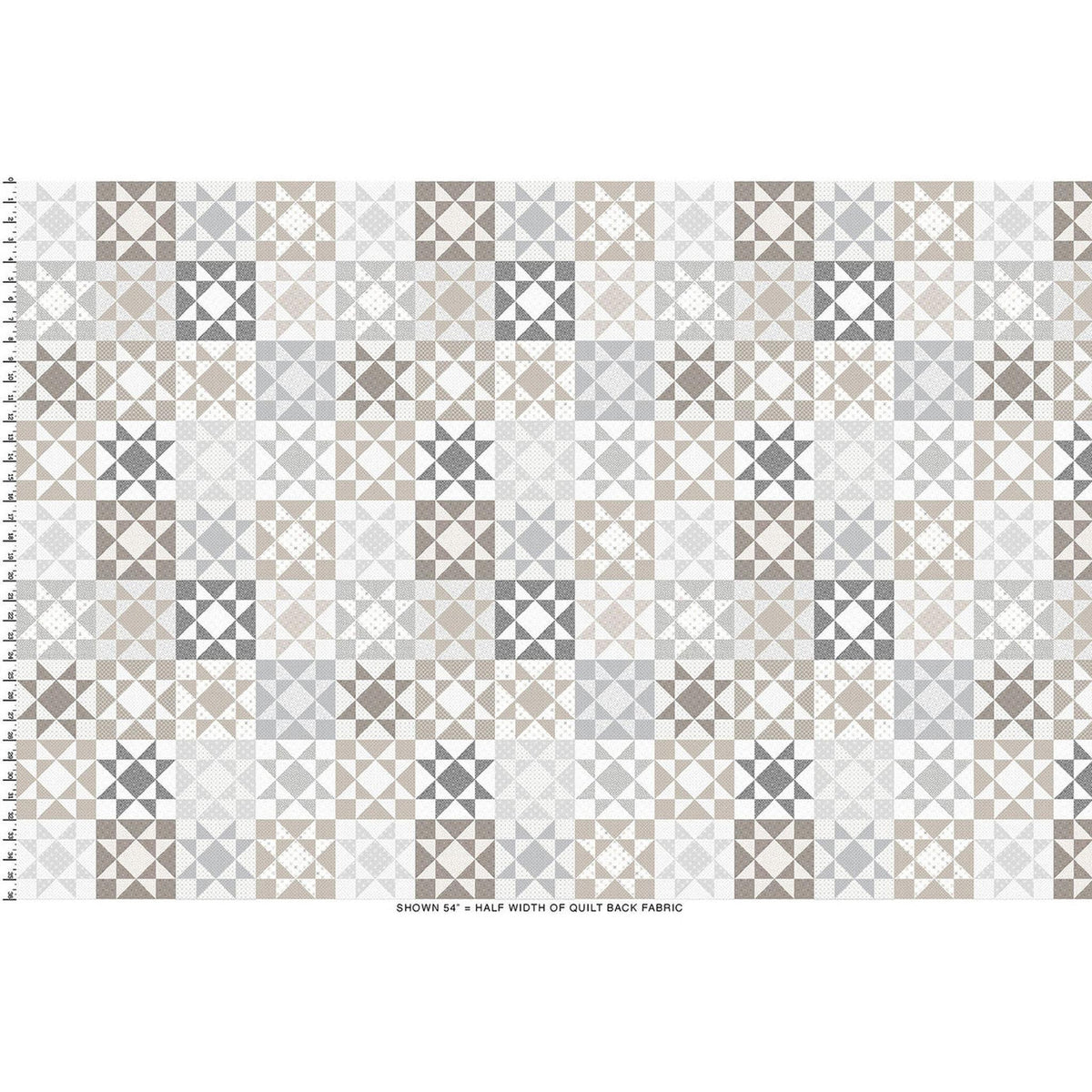 Colorblock Party Neutrals 108" Wide - Twinkle - White