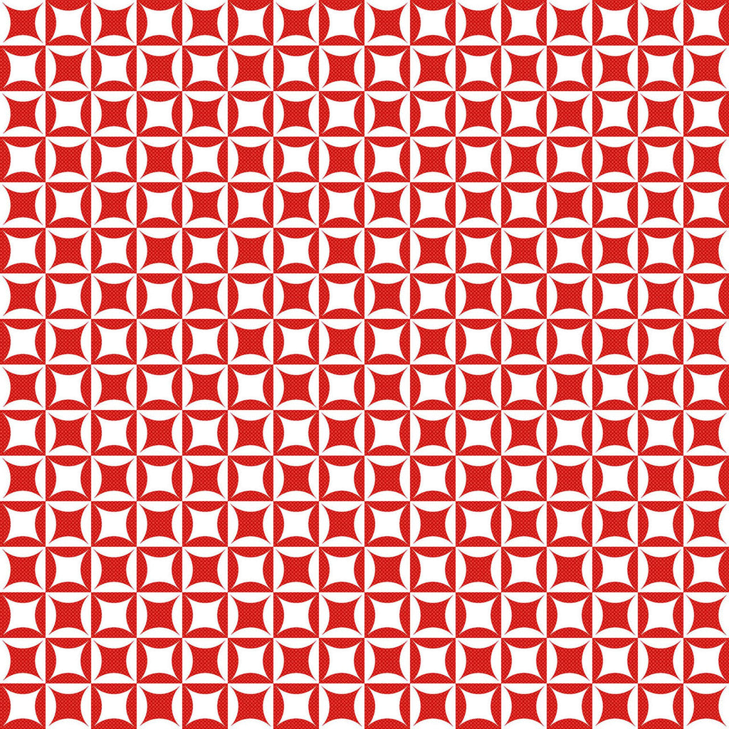 Colorblock Party 108" Wide - Breezeway - Red/White