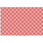 Colorblock Party 108" Wide - Breezeway - Red/White