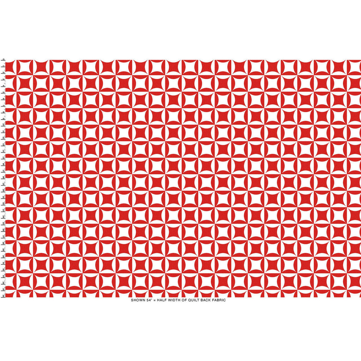 Colorblock Party 108" Wide - Breezeway - Red/White