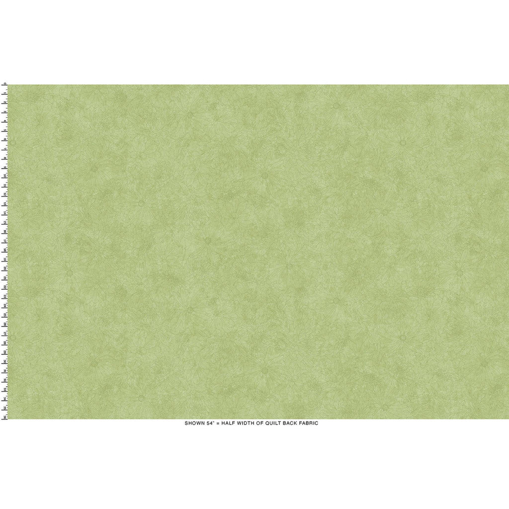 Fine Line Floral 108" Wide - Green