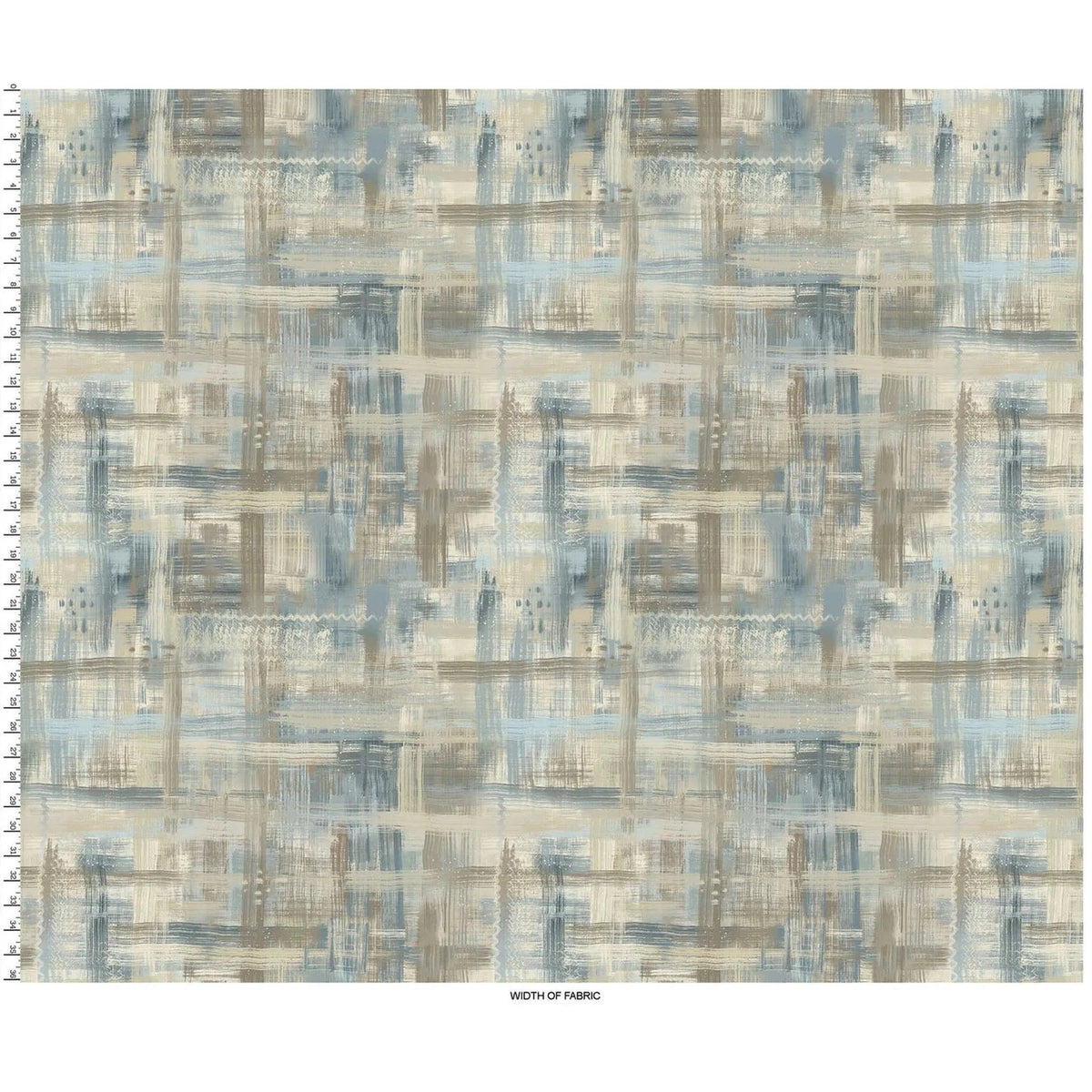 Colorfield 108" Wide - Tan/Cream/Blue