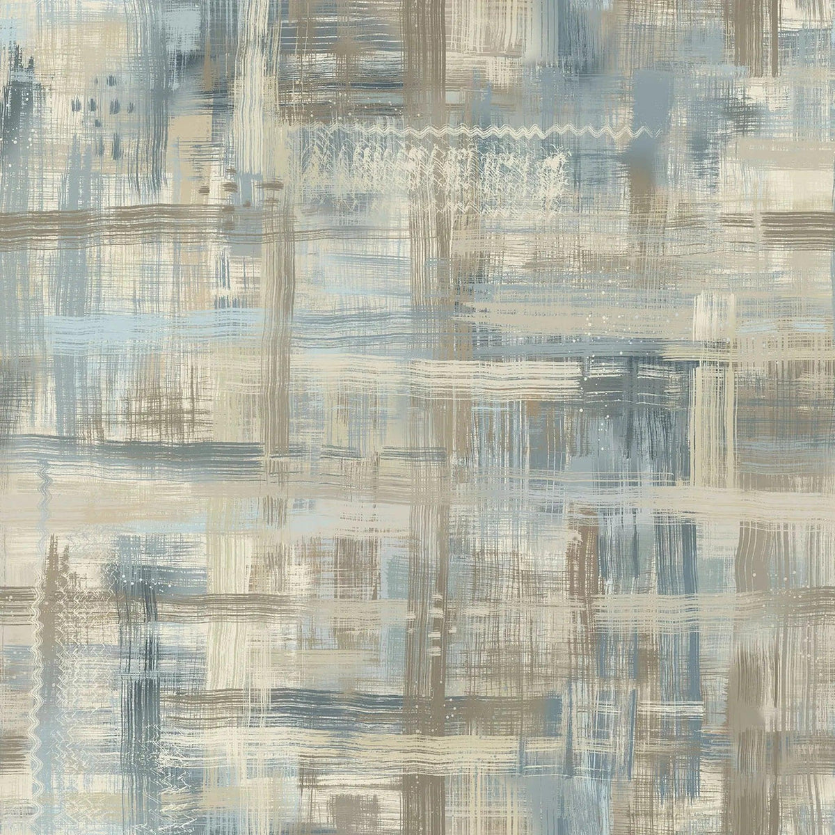 Colorfield 108" Wide - Tan/Cream/Blue