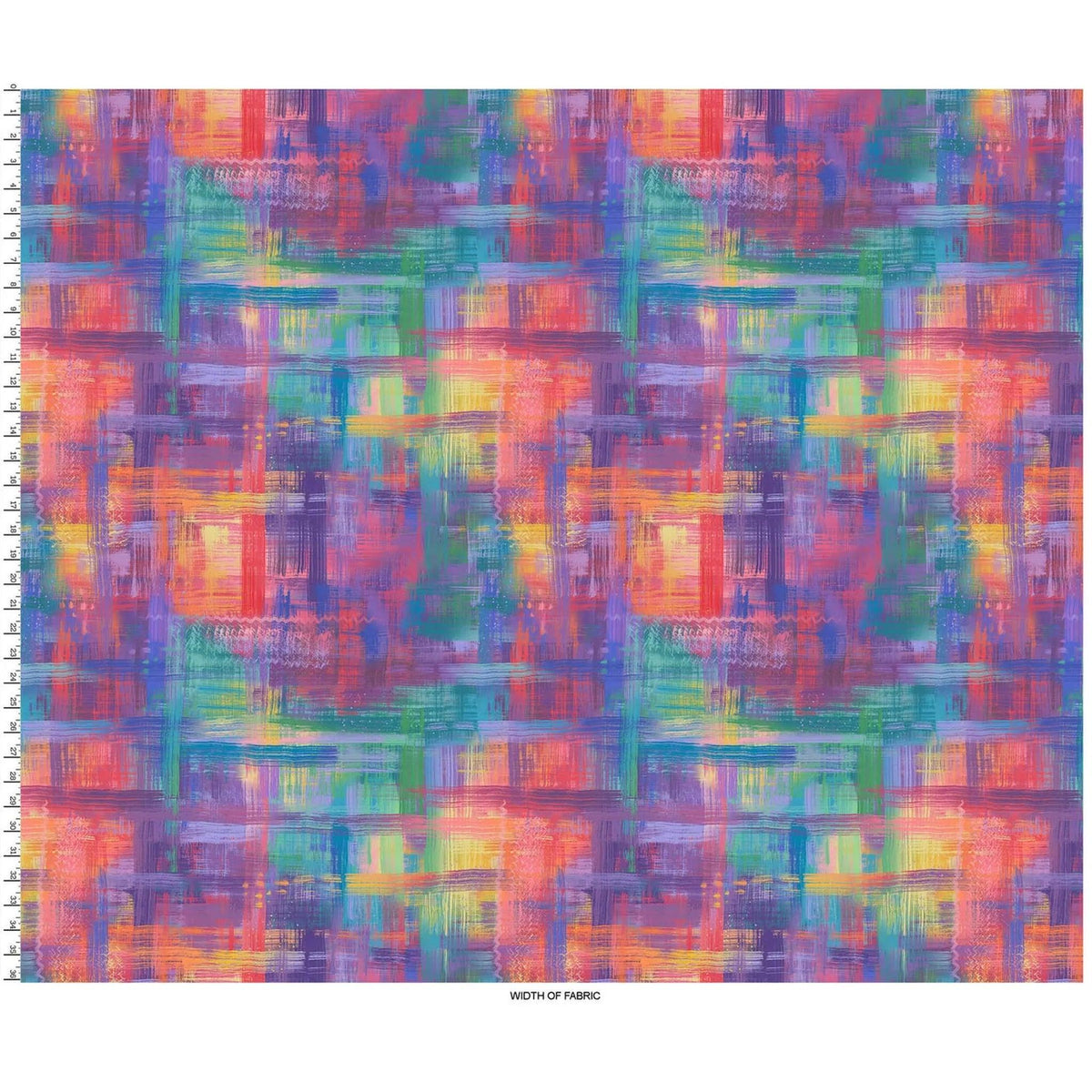 Colorfield 108" Wide - Rainbow/Multi
