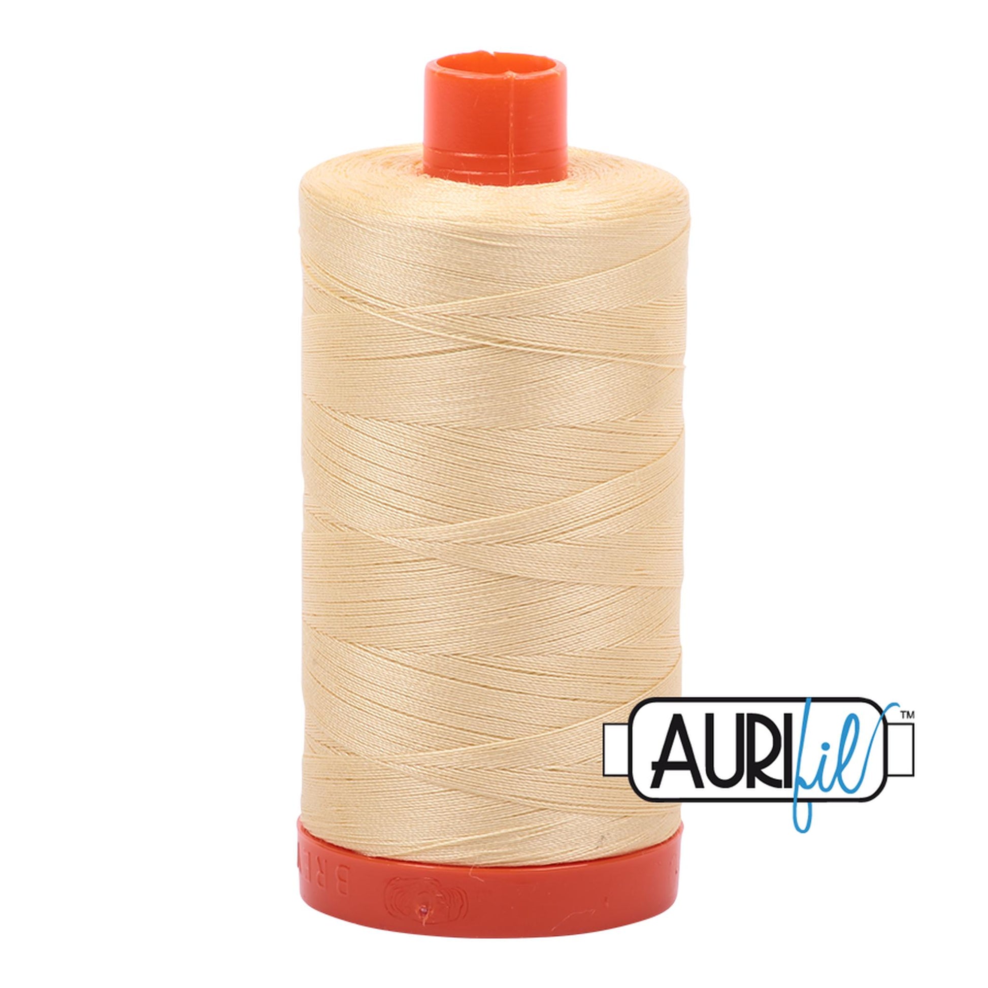 Aurifil Cotton Thread Solid 50wt 1422yds - Champagne A1050-2105