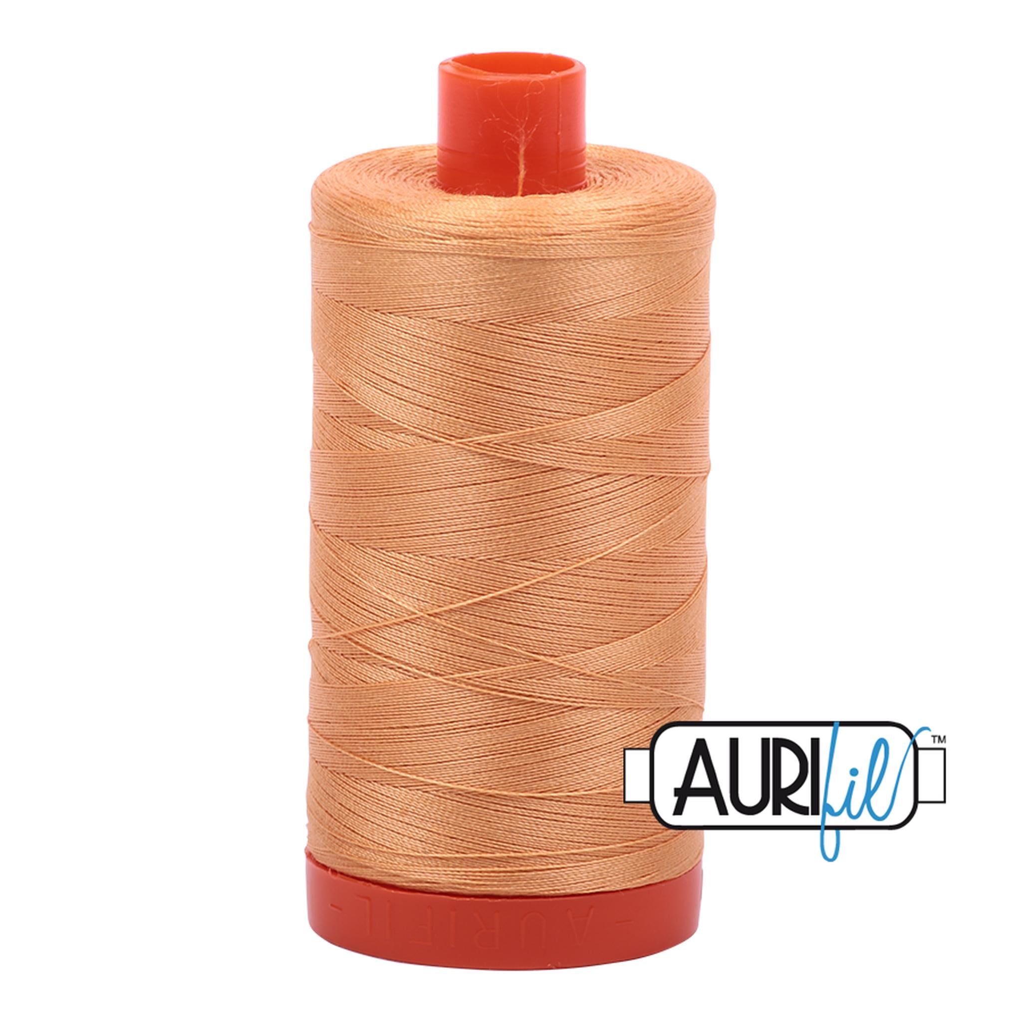 Aurifil Cotton Thread Solid 50wt 1422yds - Golden Honey A1050-2214