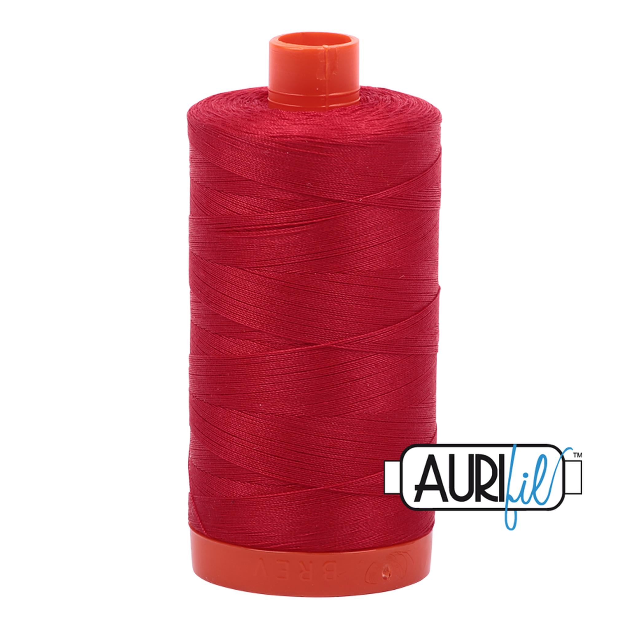 Aurifil Cotton Thread Solid 50wt 1422yds - Red A1050-2250