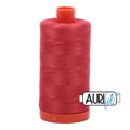 Aurifil Cotton Thread Solid 50wt 1422yds - Dark Red Orange A1050-2255
