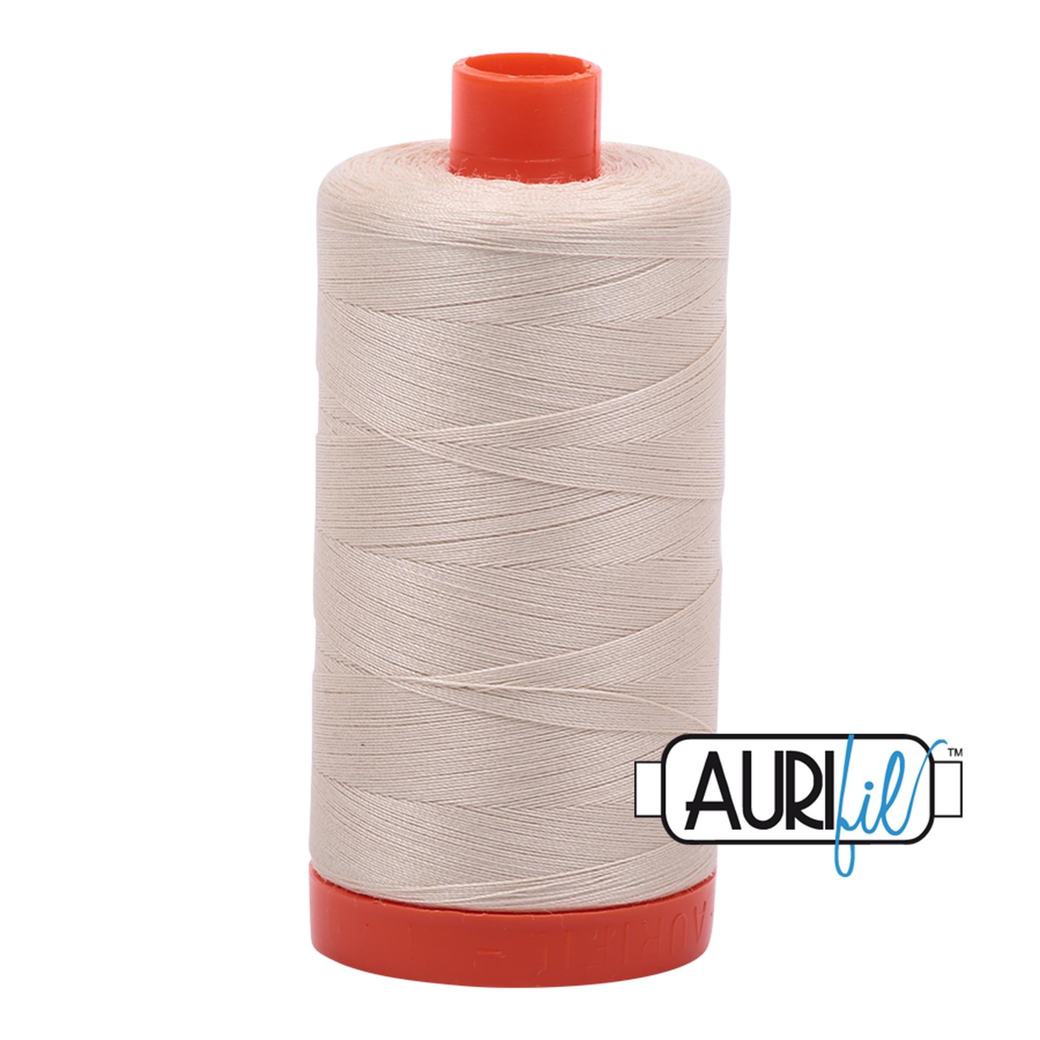 Aurifil Cotton Thread Solid 50wt 1422yds Light Beige A1050-2310