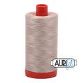 Aurifil Cotton Thread Solid 50wt 1422yds - Ermine A1050-2312