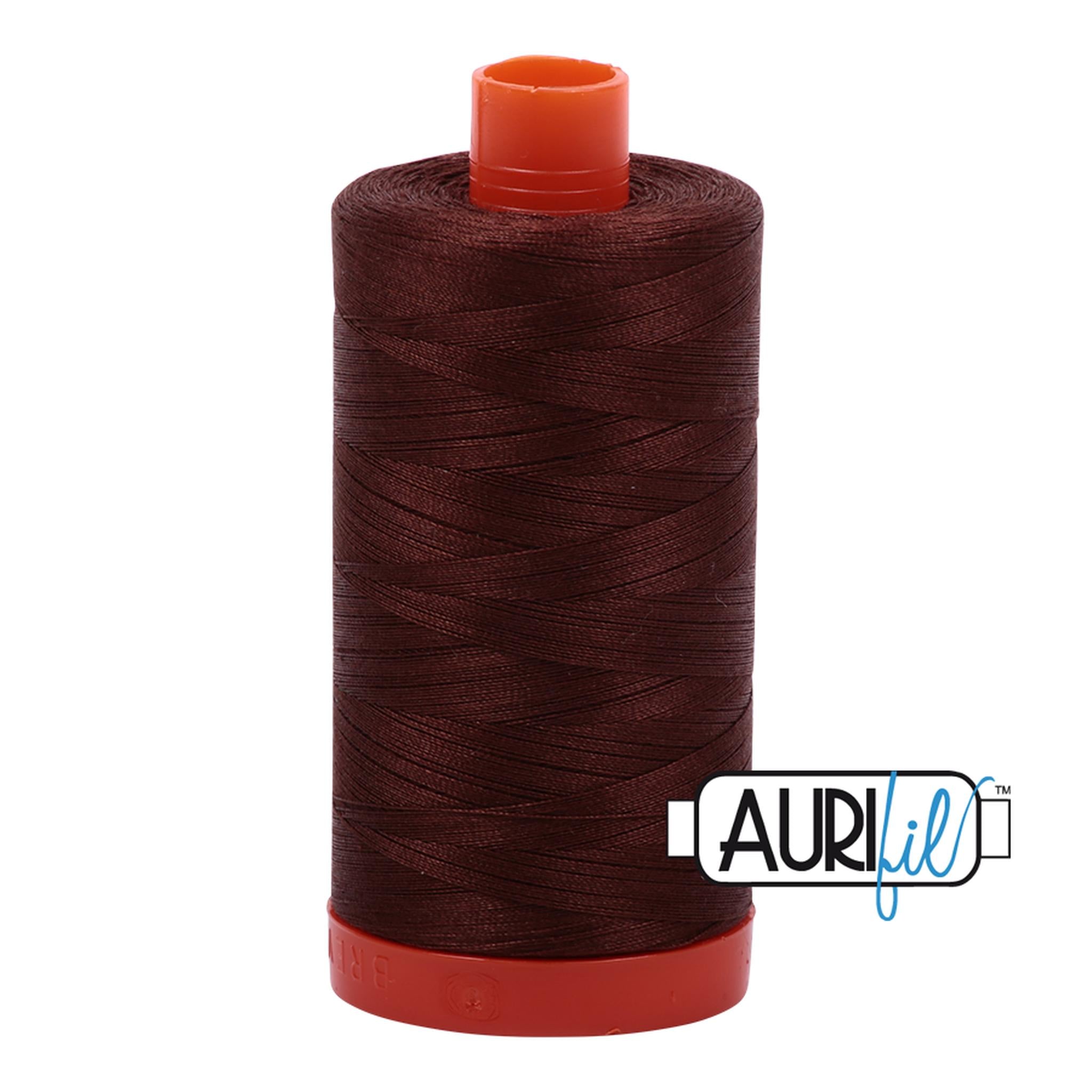 Aurifil Cotton Thread Solid 50wt 1422yds - Chocolate A1050-2360