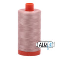 Aurifil Cotton Thread Solid 50wt 1422yds - Antique Blush A1050-2375