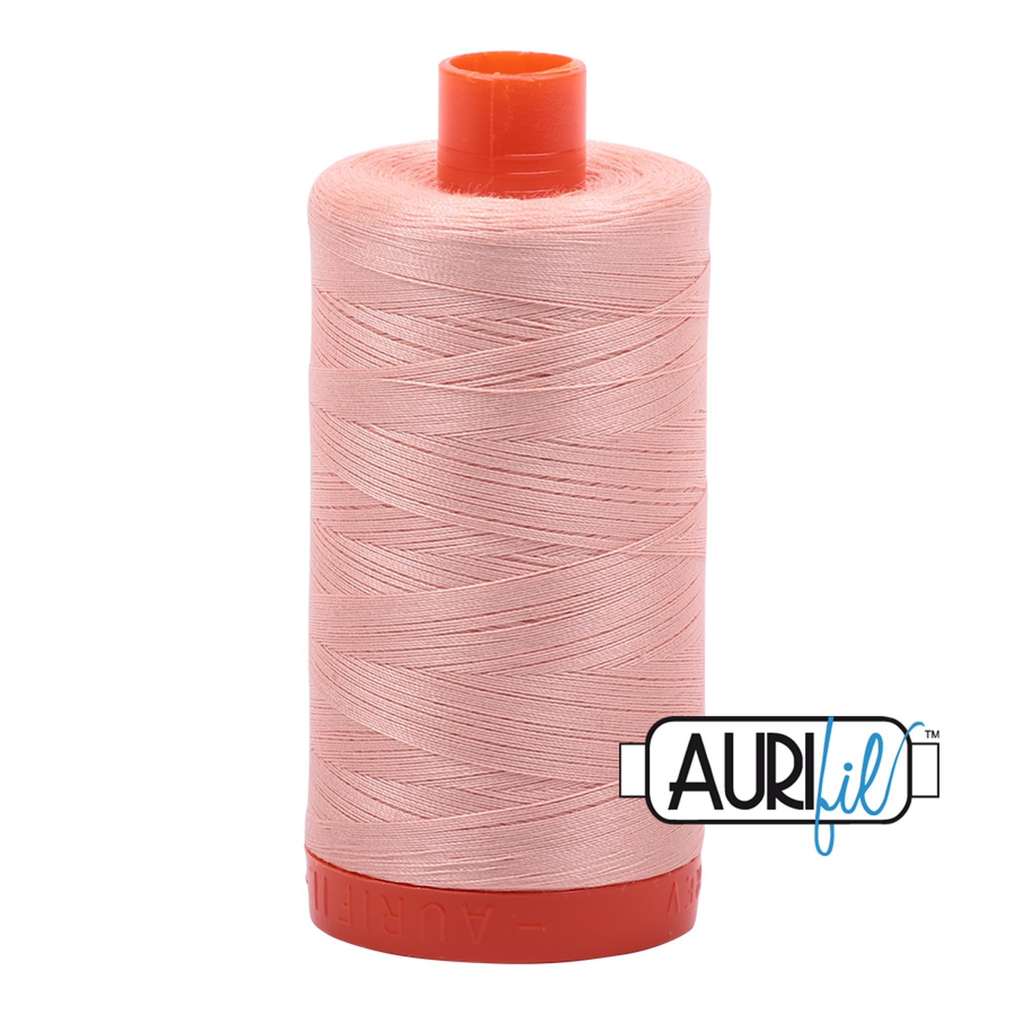 Aurifil Cotton Thread Solid 50wt 1422yds Fleshy Pink A1050-2420