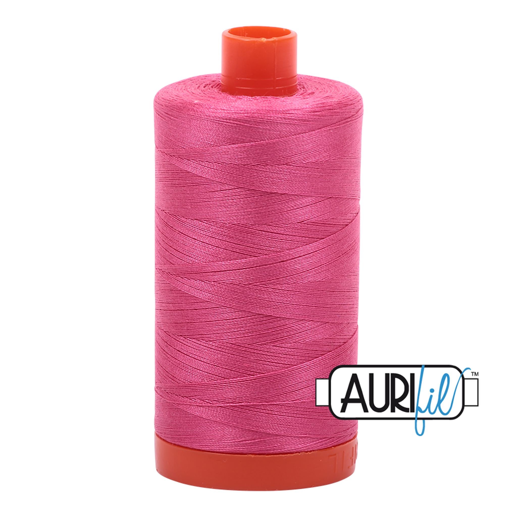Aurifil Cotton Thread Solid 50wt 1422yds - Blossom Pink A1050-2530