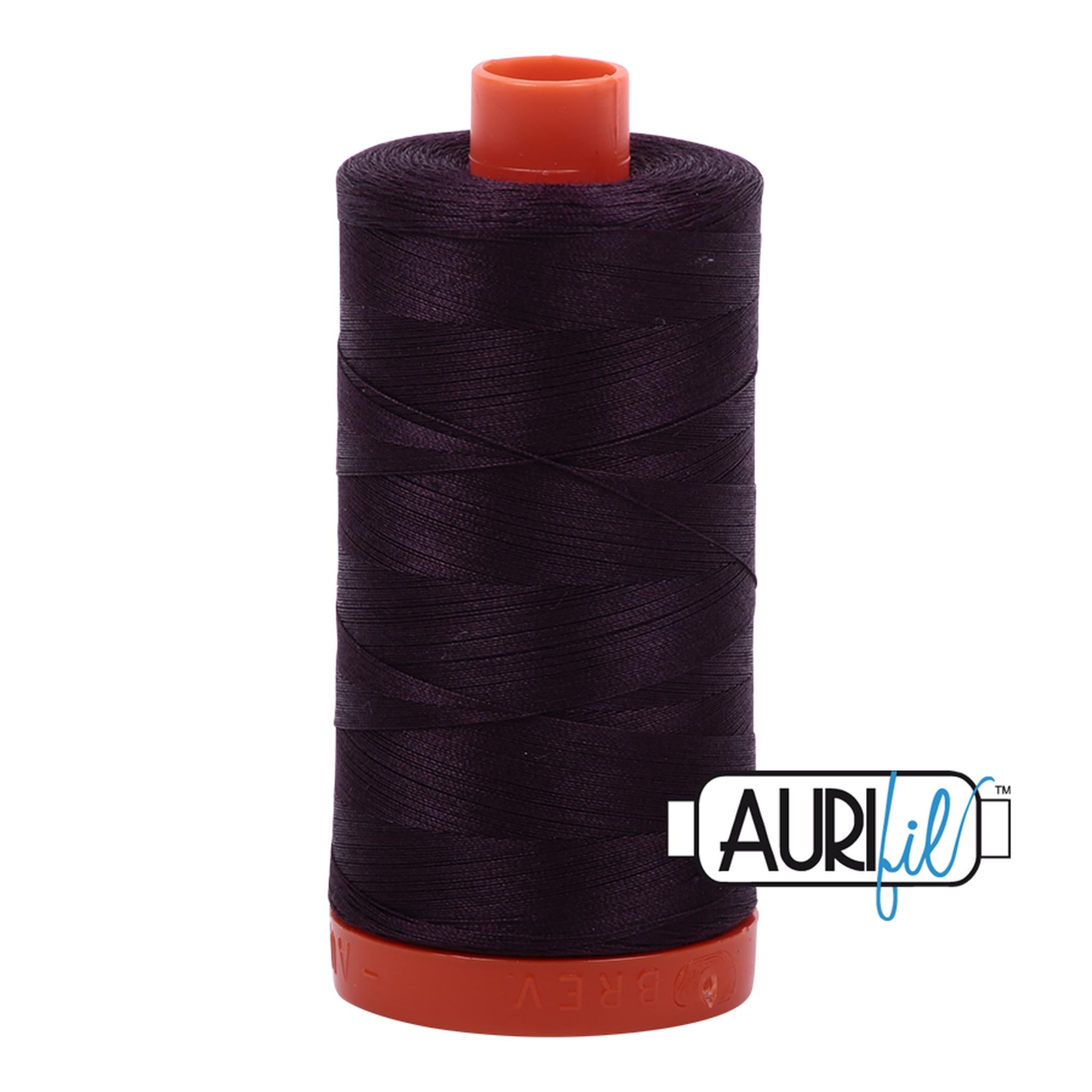 Aurifil Cotton Thread Solid 50wt 1422yds - Aubergine A1050-2570