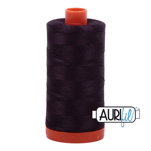 Aurifil Cotton Thread Solid 50wt 1422yds - Aubergine A1050-2570