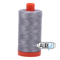 Aurifil Cotton Thread Solid 50wt 1422yds Grey A1050-2605