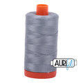 Aurifil Cotton Thread Solid 50wt 1422yds Light Blue Grey A1050-2610