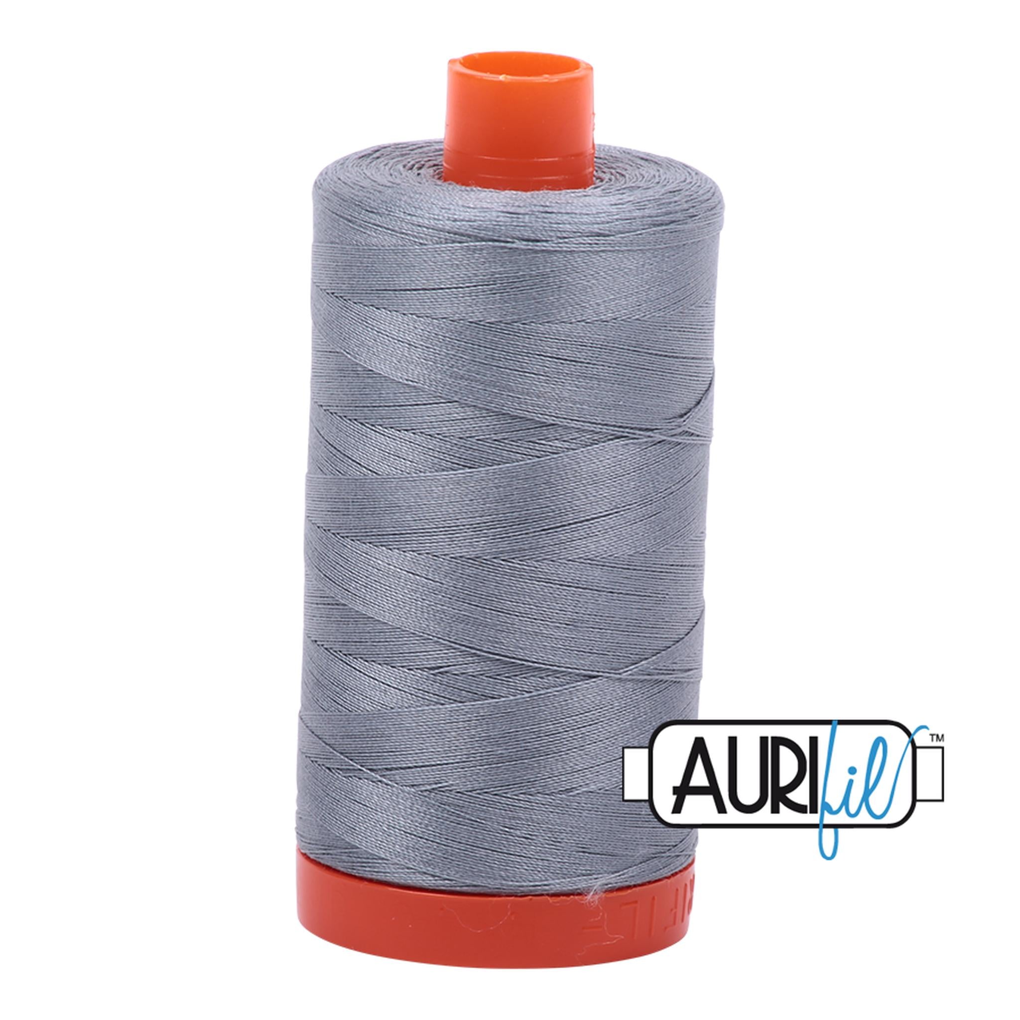 Aurifil Cotton Thread Solid 50wt 1422yds Light Blue Grey A1050-2610