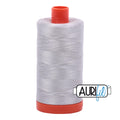 Aurifil Cotton Thread Solid 50wt 1422yds Aluminum A1050-2615
