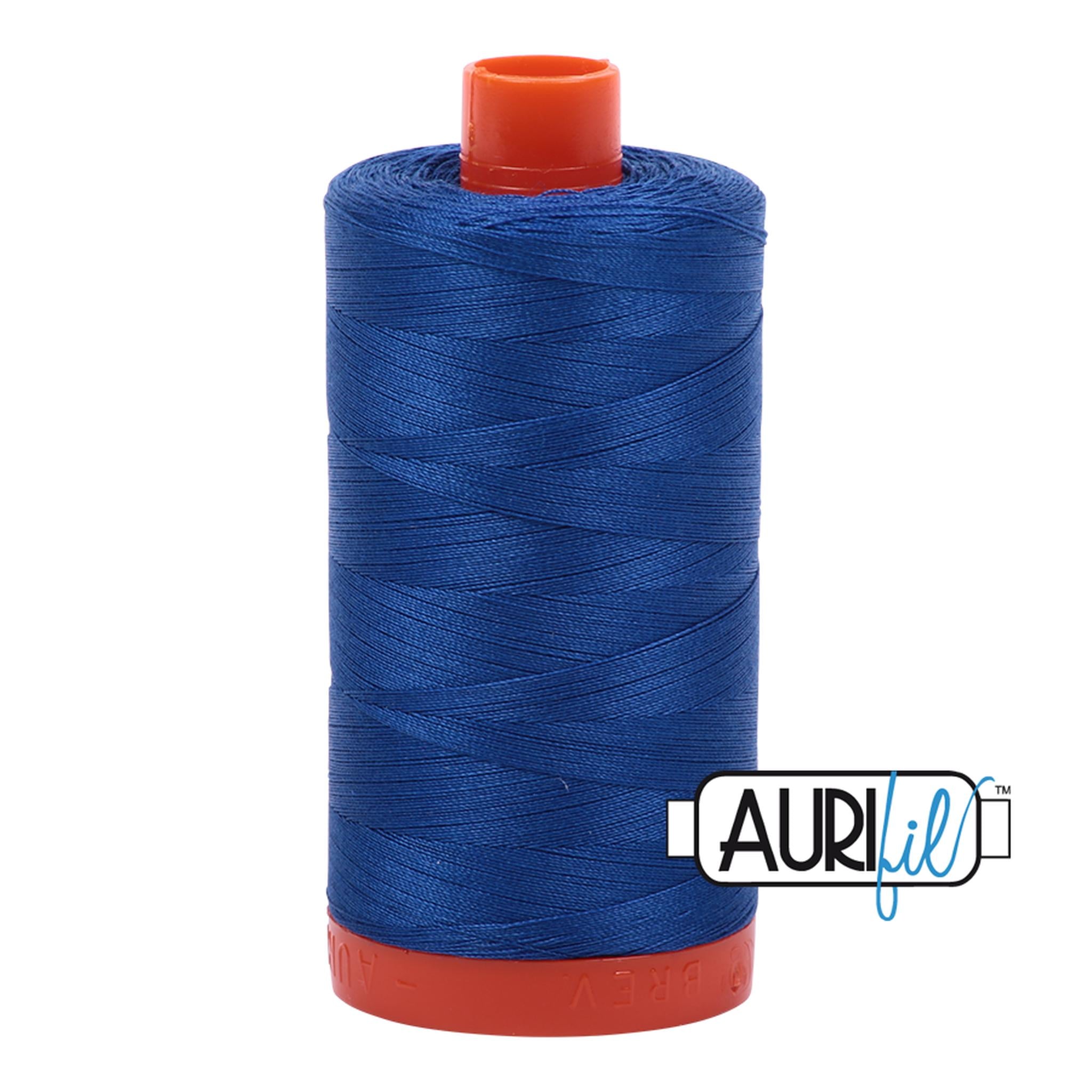 Aurifil Cotton Thread Solid 50wt 1422yds - Medium Blue A1050-2735