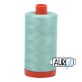 Aurifil Cotton Thread Solid 50wt 1422yds - Medium Mint A1050-2835