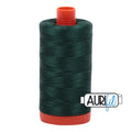 Aurifil Cotton Thread Solid 50wt 1422yds Medium Spruce A1050-2885
