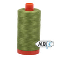 Aurifil Cotton Thread Solid 50wt 1422yds - Fern Green A1050-2888