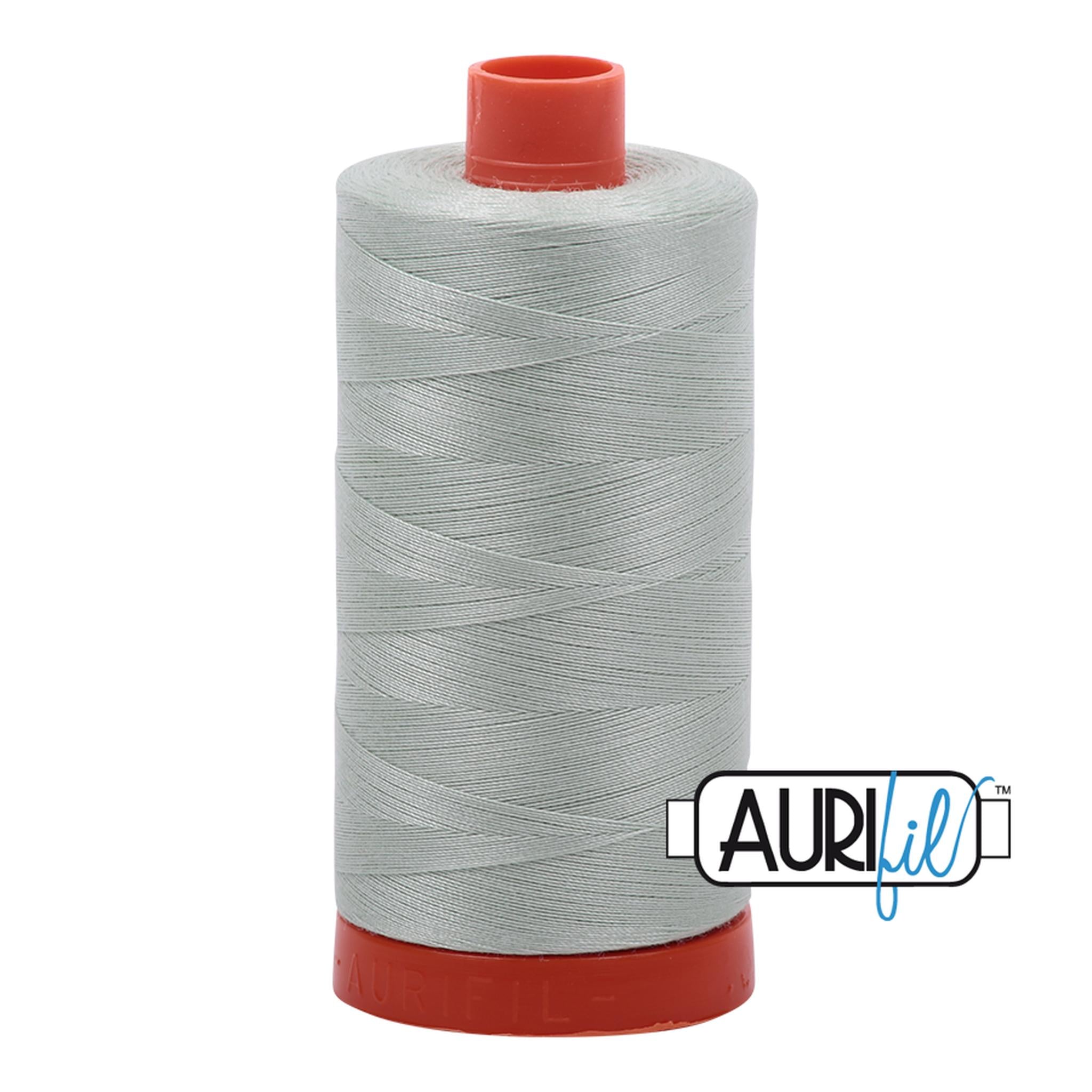 Aurifil Cotton Thread Solid 50wt 1422yds Platinum A1050-2912