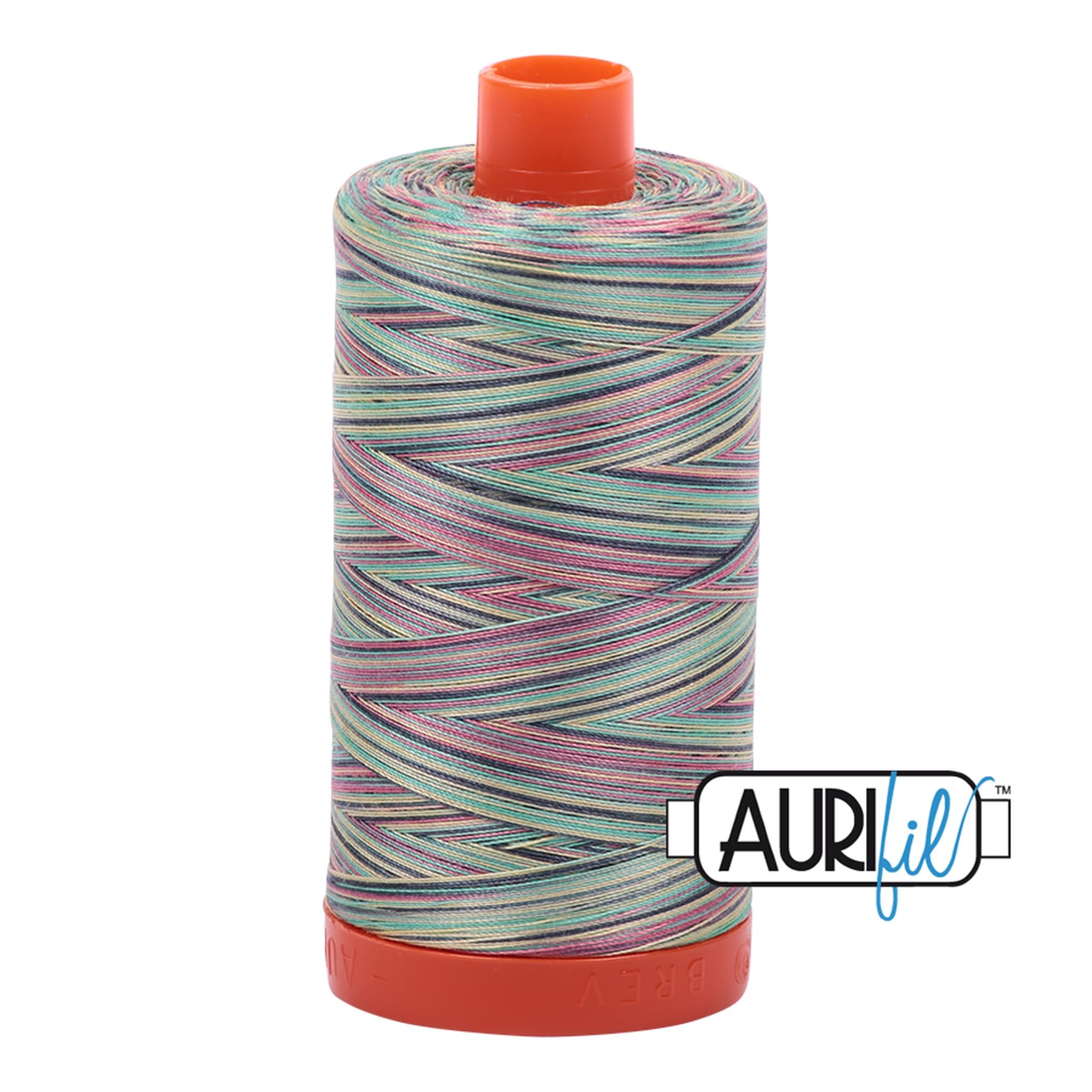 Aurifil Cotton Thread 50wt 1422yds Marrakesh Variegated A1150-3817