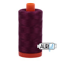 Aurifil Cotton Thread Solid 50wt 1422yds Plum A1050-4030