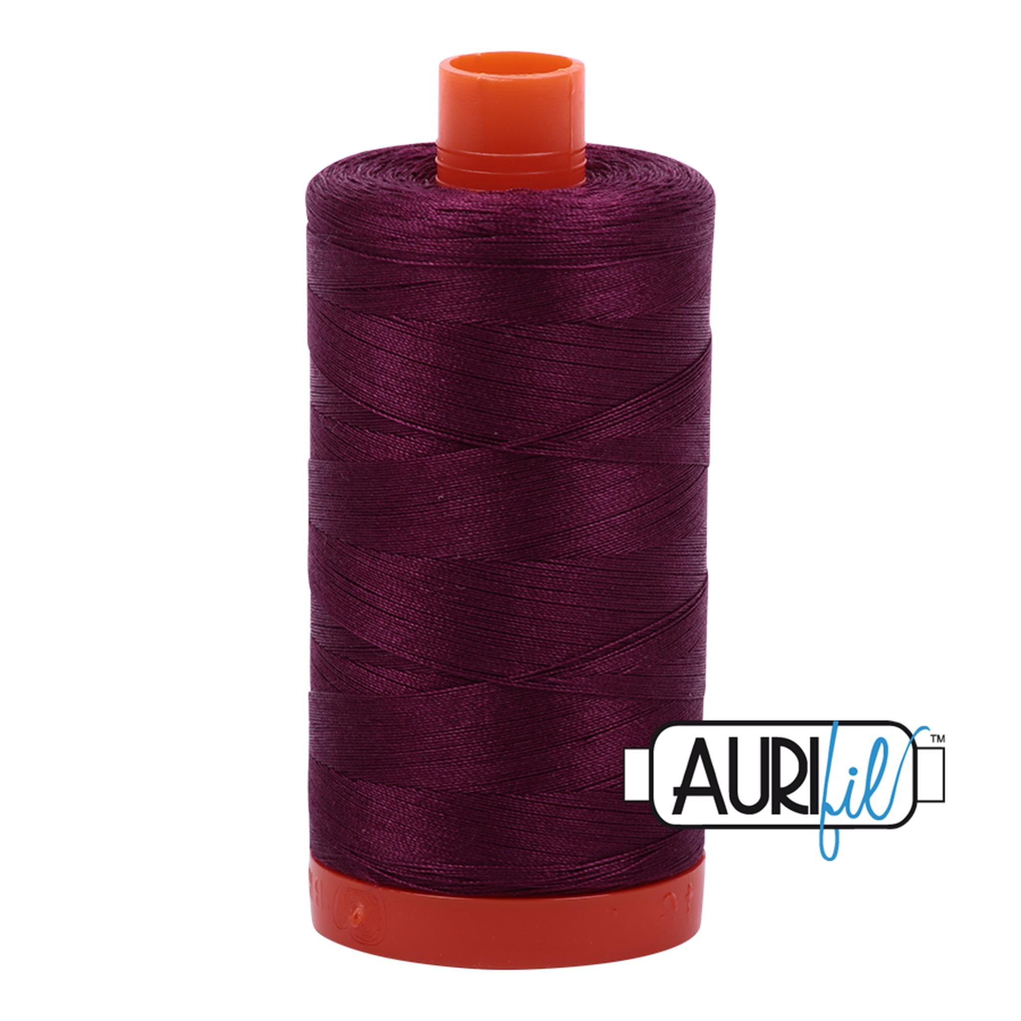 Aurifil Cotton Thread Solid 50wt 1422yds Plum A1050-4030