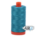 Aurifil Cotton Thread Solid 50wt 1422yds - Dark Turquoise A1050-4182
