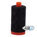 Aurifil Cotton Thread Solid 50wt 1422yds - Very Dark Grey A1050-4241